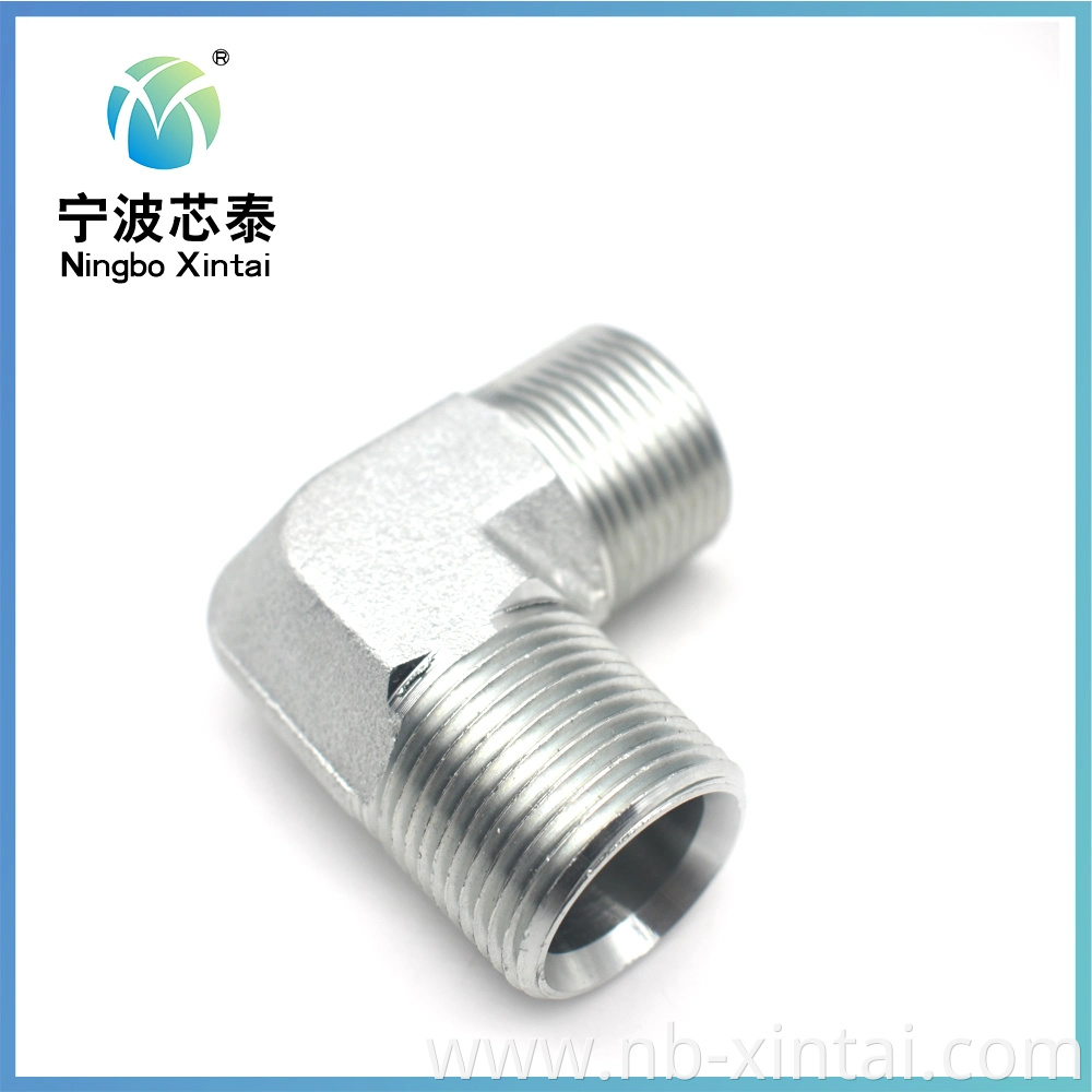 Hydraulic Carbon Steel External Thread Transition Joints Hydraulic Adapter